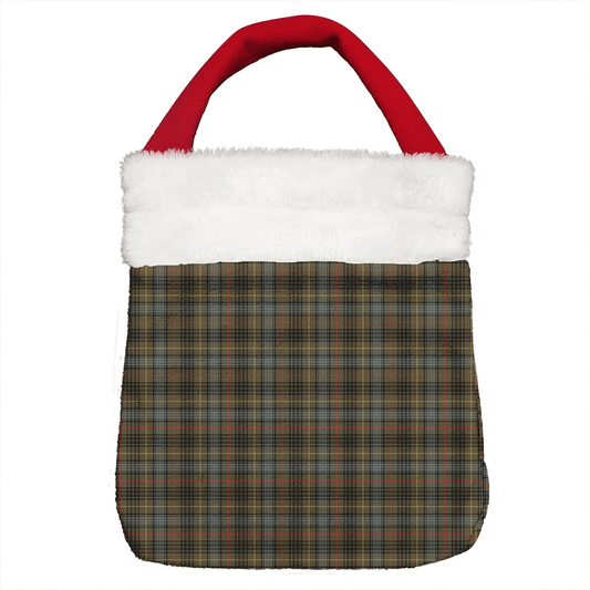 Stewart Hunting Weathered Tartan Plaid Christmas Gift Bag