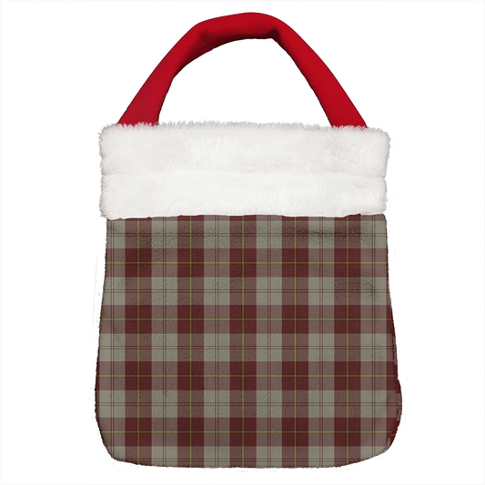 Cunningham Burgundy Dancers Tartan Plaid Christmas Gift Bag