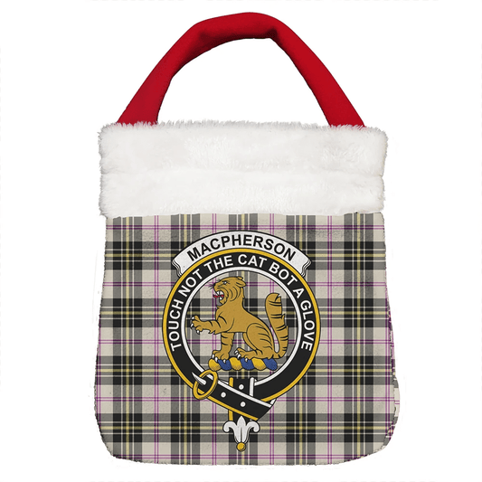 MacPherson Dress Ancient Tartan Crest Christmas Gift Bag