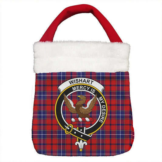 Wishart Dress Tartan Crest Christmas Gift Bag