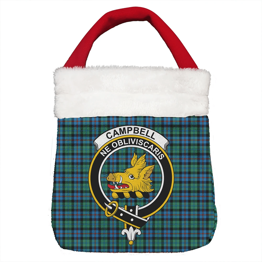 Campbell of Cawdor Ancient Tartan Crest Christmas Gift Bag