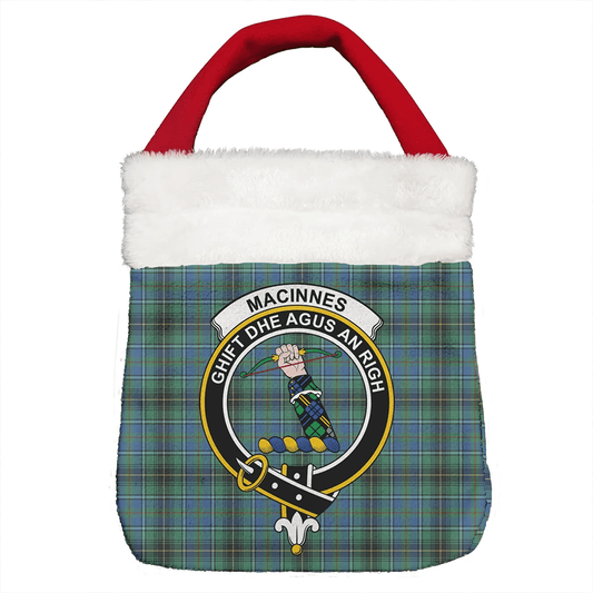 MacInnes Ancient Tartan Crest Christmas Gift Bag