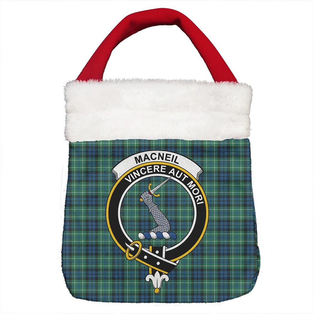 MacNeill of Colonsay Ancient Tartan Crest Christmas Gift Bag