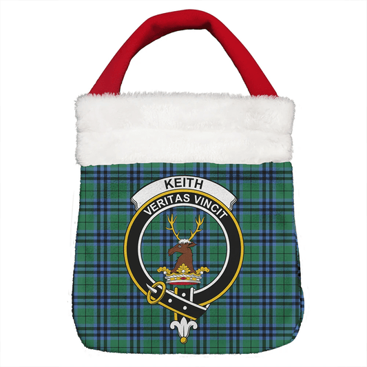 Keith Ancient Tartan Crest Christmas Gift Bag