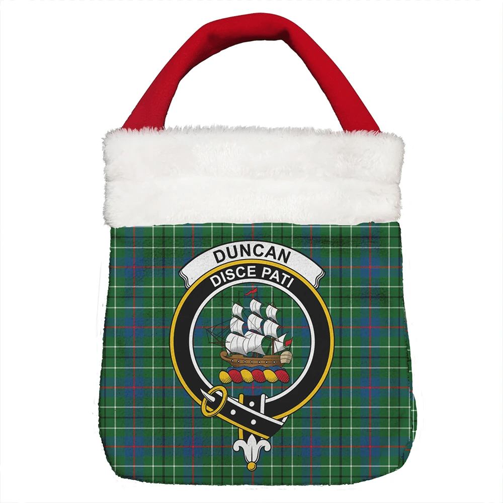 Duncan Ancient Tartan Crest Christmas Gift Bag