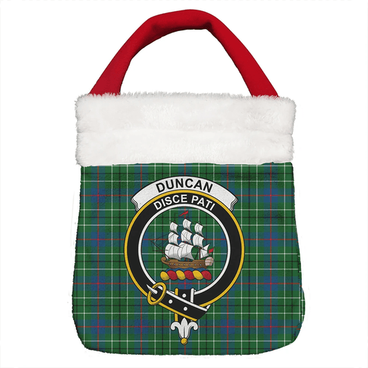 Duncan Ancient Tartan Crest Christmas Gift Bag