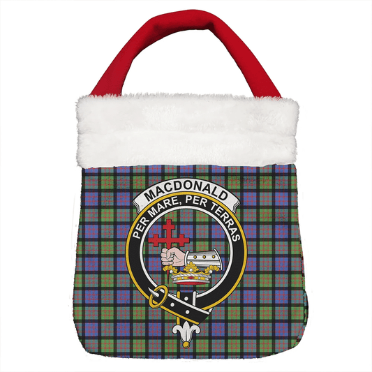 MacDonald Ancient Tartan Crest Christmas Gift Bag