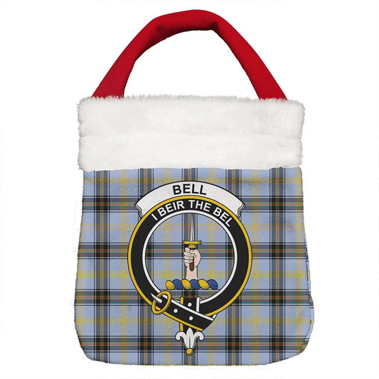 Bell of the Borders Tartan Crest Christmas Gift Bag