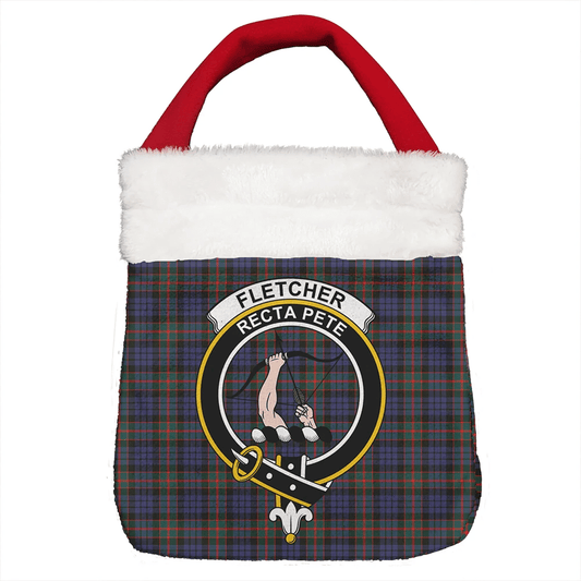 Fletcher of Dunans Tartan Crest Christmas Gift Bag