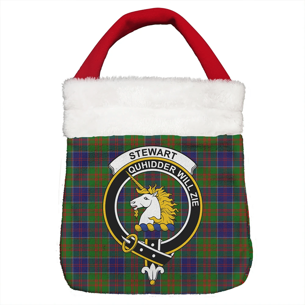 Stewart of Appin Hunting Modern Tartan Crest Christmas Gift Bag