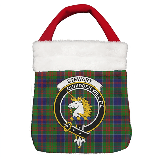 Stewart of Appin Hunting Modern Tartan Crest Christmas Gift Bag