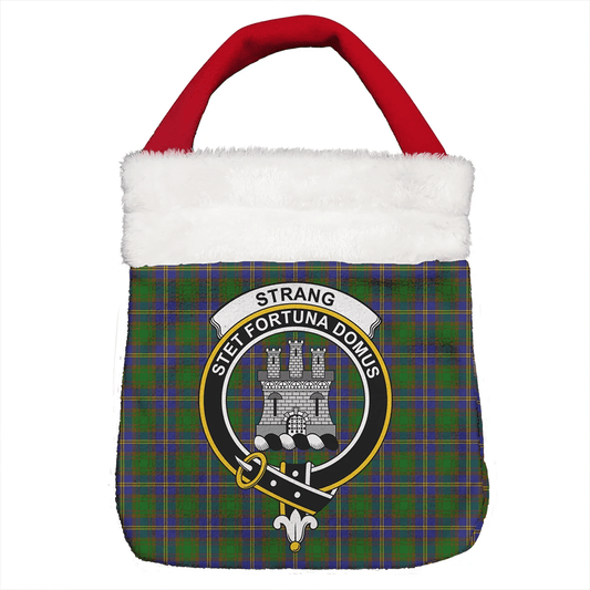 Strange of Balkaskie Tartan Crest Christmas Gift Bag