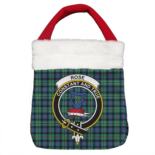 Rose Hunting Ancient Tartan Crest Christmas Gift Bag