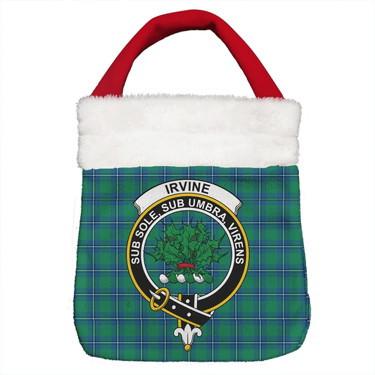 Irvine Ancient Tartan Crest Christmas Gift Bag