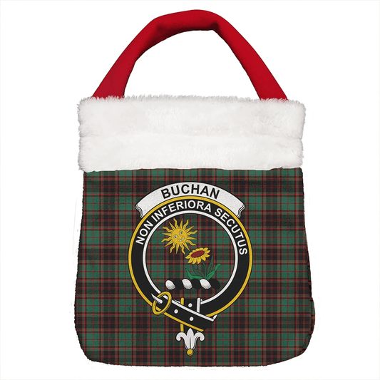 Buchan Ancient Tartan Crest Christmas Gift Bag