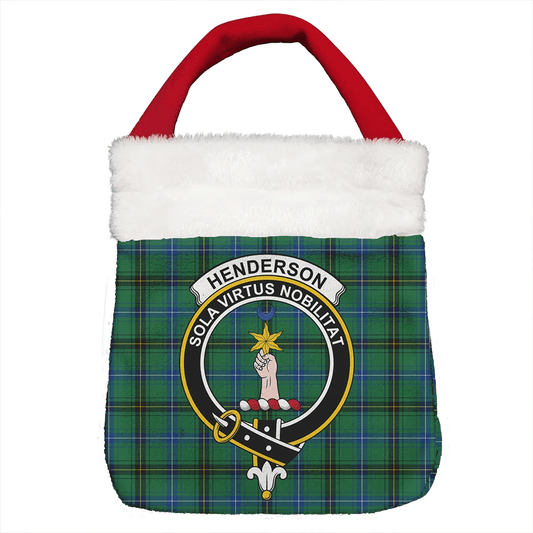 Henderson Ancient Tartan Crest Christmas Gift Bag