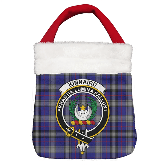 Kinnaird Tartan Crest Christmas Gift Bag