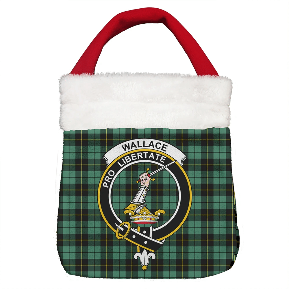 Wallace Hunting Ancient Tartan Crest Christmas Gift Bag