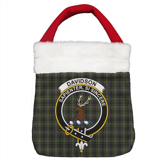 Davidson Tulloch Dress Tartan Crest Christmas Gift Bag