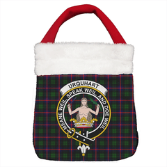 Urquhart Modern Tartan Crest Christmas Gift Bag