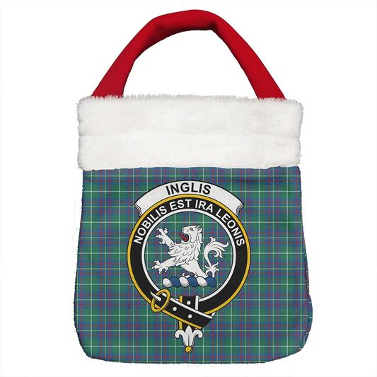 Inglis Ancient Tartan Crest Christmas Gift Bag