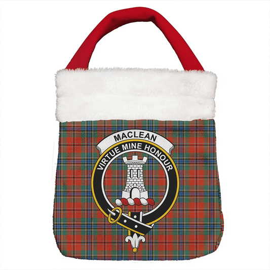 MacLean of Duart Ancient Tartan Crest Christmas Gift Bag