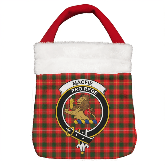 MacFie Tartan Crest Christmas Gift Bag