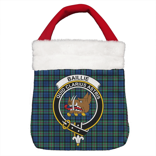 Baillie Ancient Tartan Crest Christmas Gift Bag