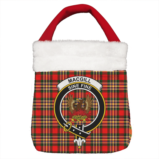 MacGill Modern Tartan Crest Christmas Gift Bag