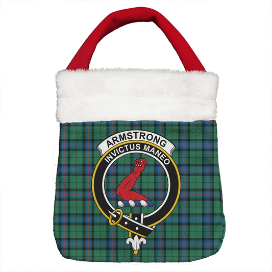 Armstrong Ancient Tartan Crest Christmas Gift Bag