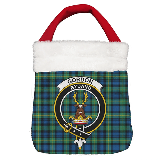 Gordon Ancient Tartan Crest Christmas Gift Bag