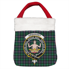 Urquhart Broad Red Ancient Tartan Crest Christmas Gift Bag