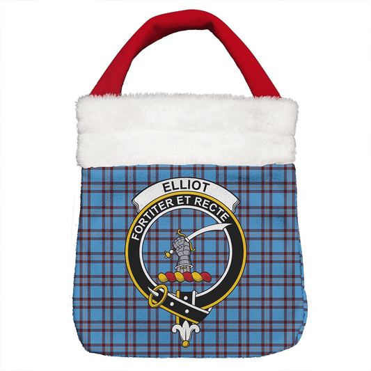 Elliot Ancient Tartan Crest Christmas Gift Bag