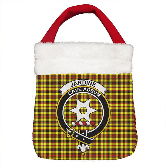 Jardine Tartan Crest Christmas Gift Bag