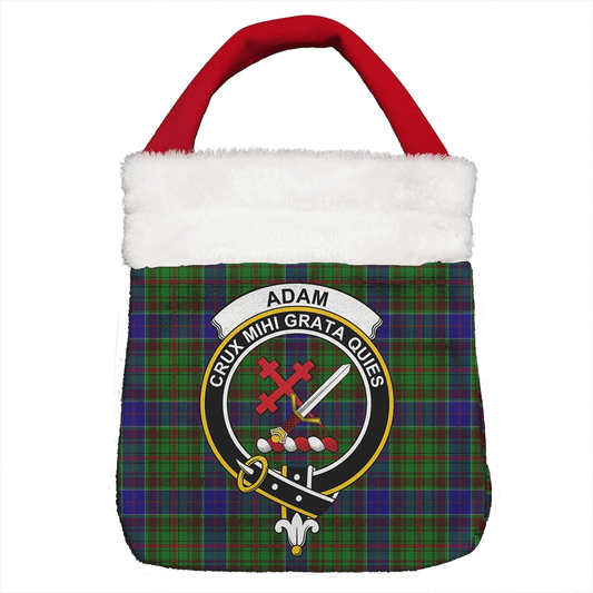Adam Tartan Crest Christmas Gift Bag