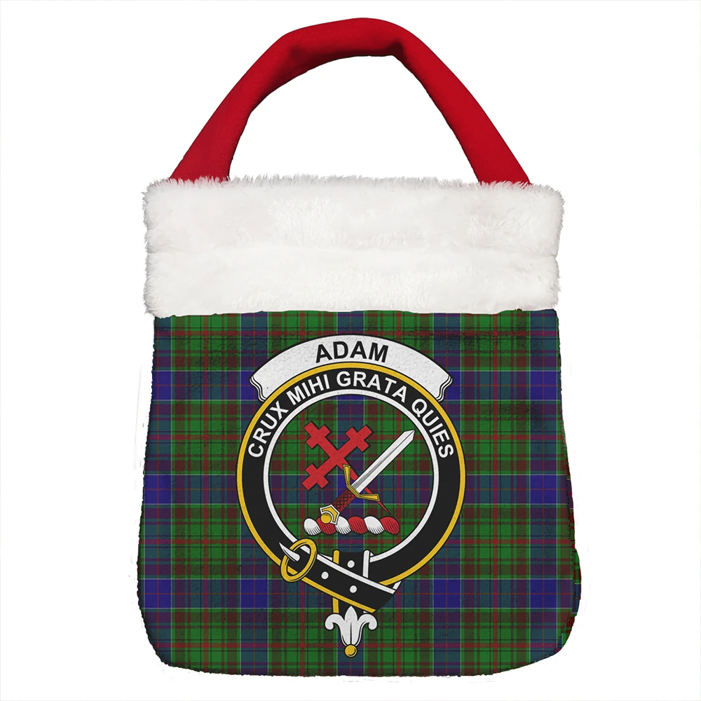 Adam Tartan Crest Christmas Gift Bag