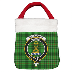 Galloway District Tartan Crest Christmas Gift Bag