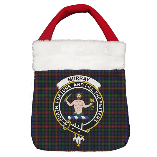 Murray of Atholl Modern Tartan Crest Christmas Gift Bag