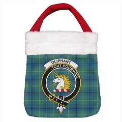 Oliphant Ancient Tartan Crest Christmas Gift Bag