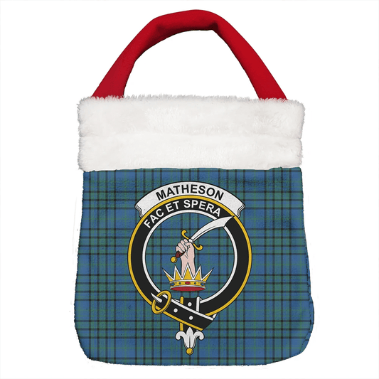 Matheson Hunting Ancient Tartan Crest Christmas Gift Bag