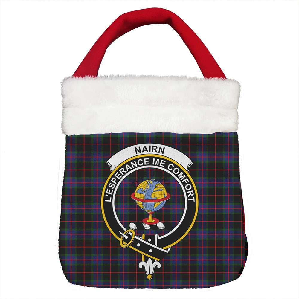 Nairn Tartan Crest Christmas Gift Bag