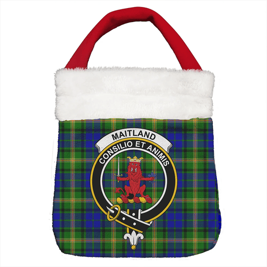 Maitland Tartan Crest Christmas Gift Bag