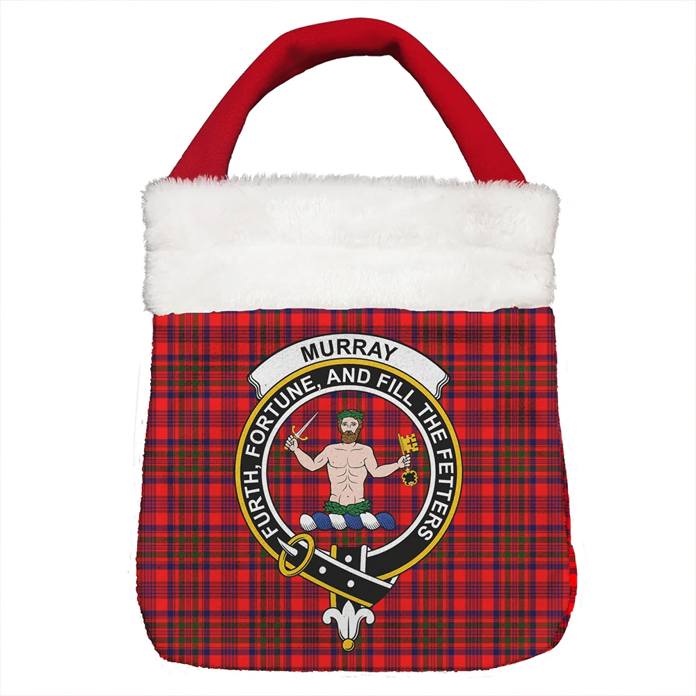 Murray of Tulloch Modern Tartan Crest Christmas Gift Bag