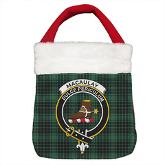 MacAulay Hunting Ancient Tartan Crest Christmas Gift Bag