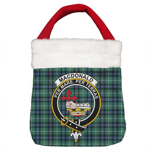 MacDonald of the Isles Hunting Ancient Tartan Crest Christmas Gift Bag