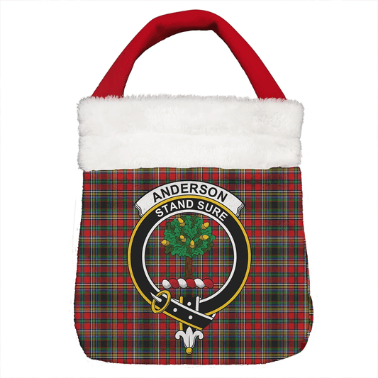 Anderson of Arbrake Tartan Crest Christmas Gift Bag