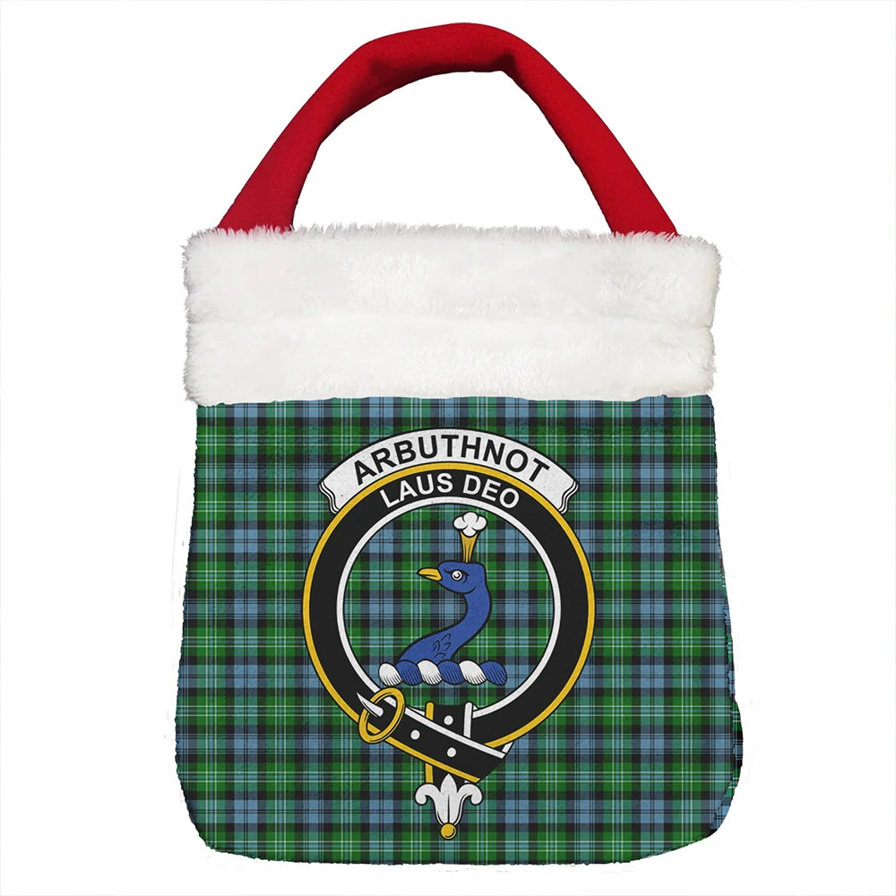 Arbuthnot Ancient Tartan Crest Christmas Gift Bag