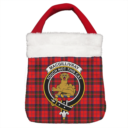 MacGillivray Modern Tartan Crest Christmas Gift Bag