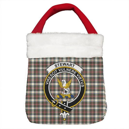 Stewart Dress Ancient Tartan Crest Christmas Gift Bag