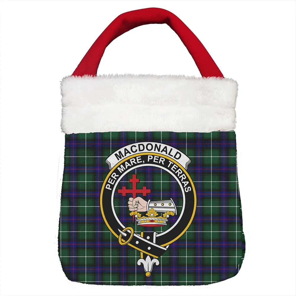 MacDonald of the Isles Hunting Modern Tartan Crest Christmas Gift Bag